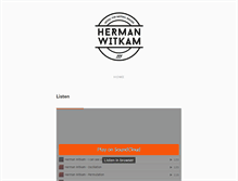 Tablet Screenshot of herman-witkam.com